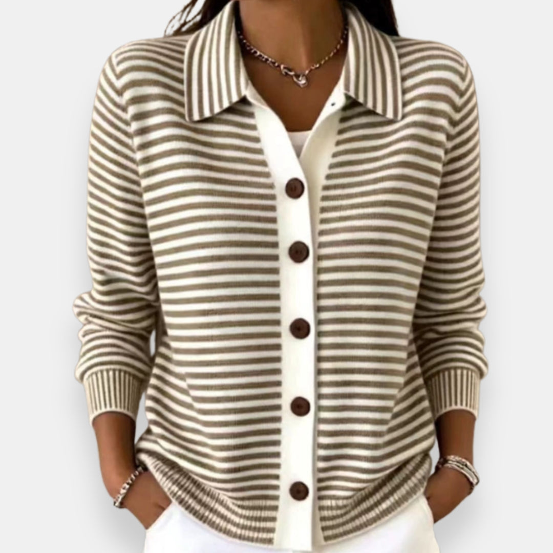The  Bella Striped Cardigan