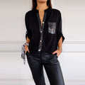 La Danica Sequin Detailed Blouse