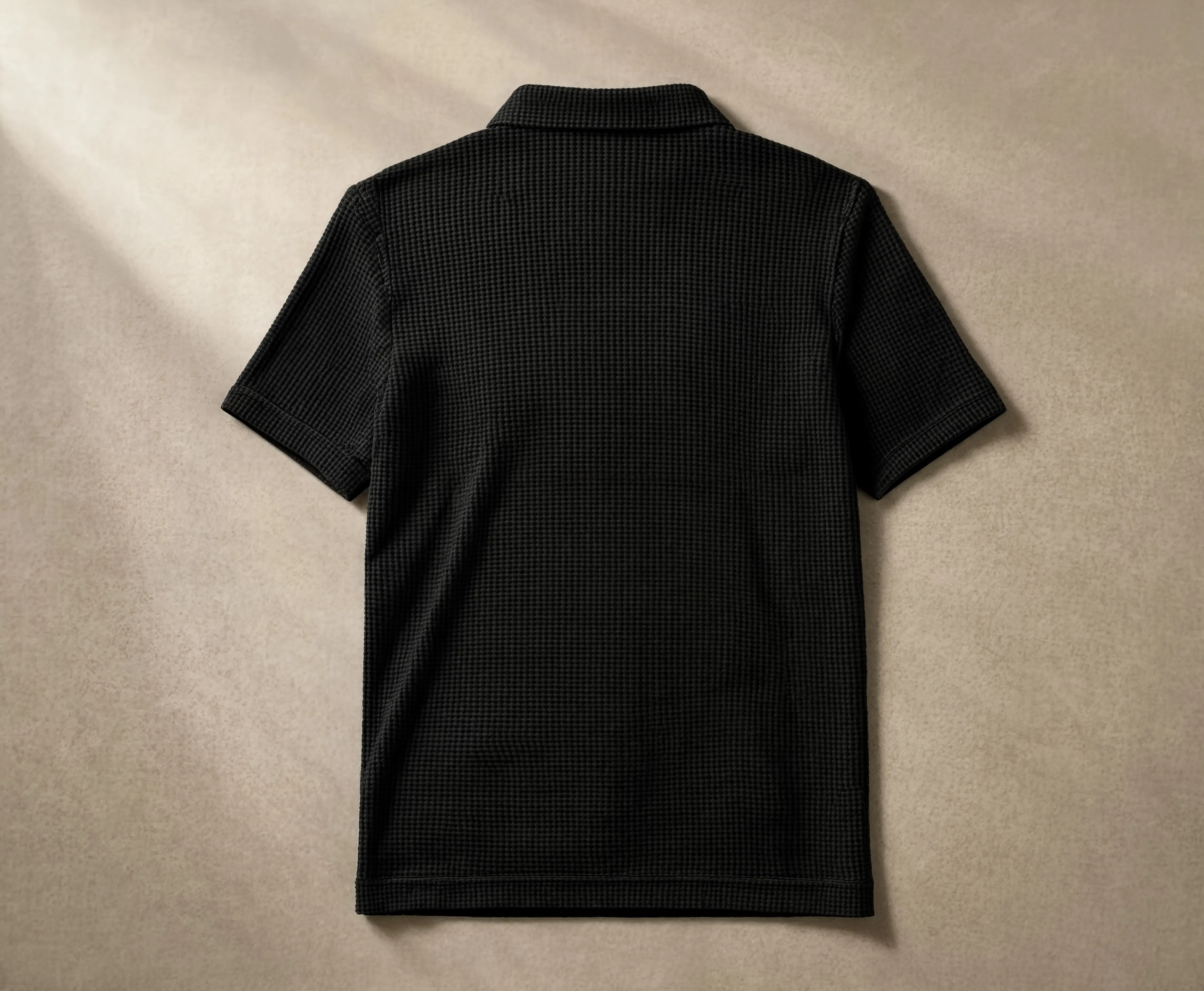 Milano Waffle Knit Golf Polo