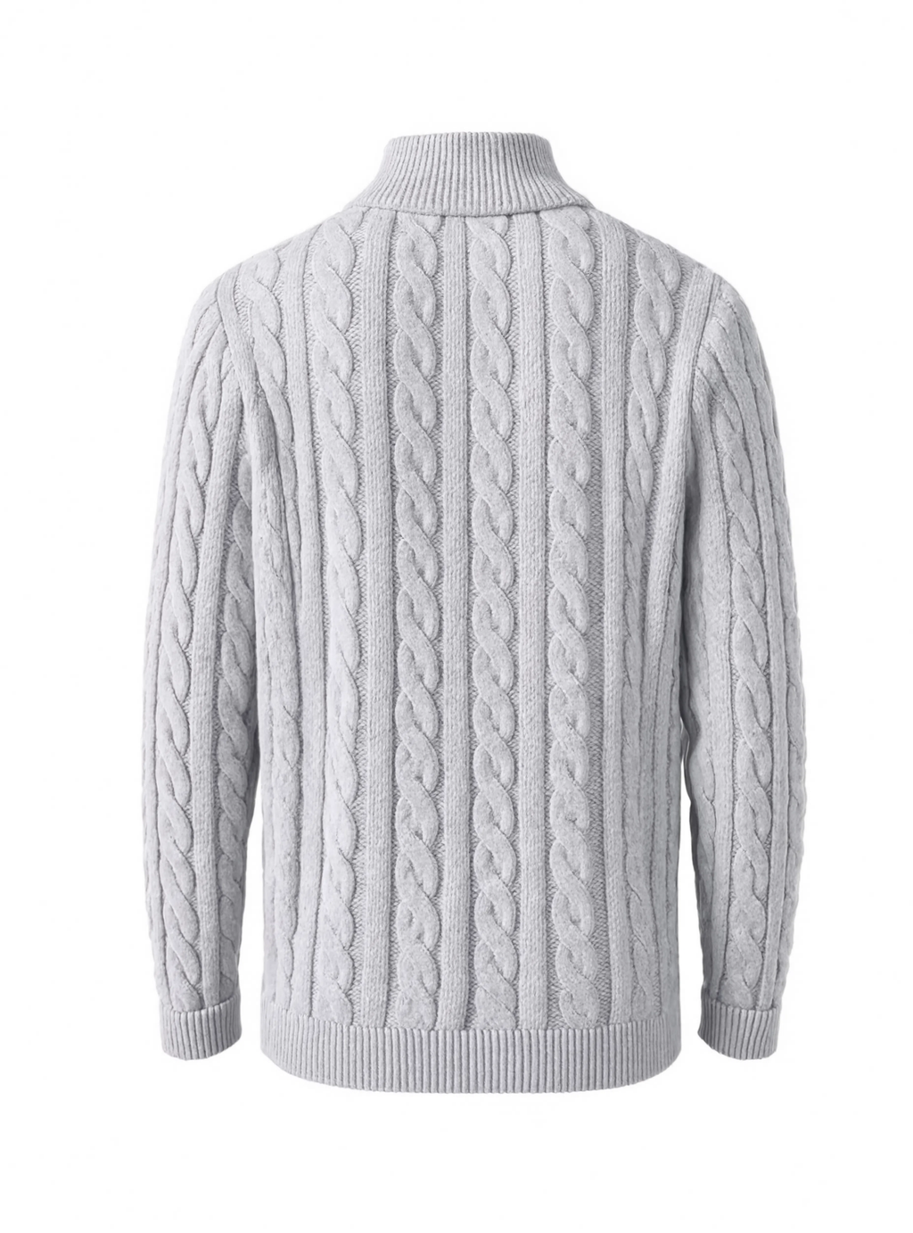 Heritage Quarter-Zip Cotton Knit Sweater