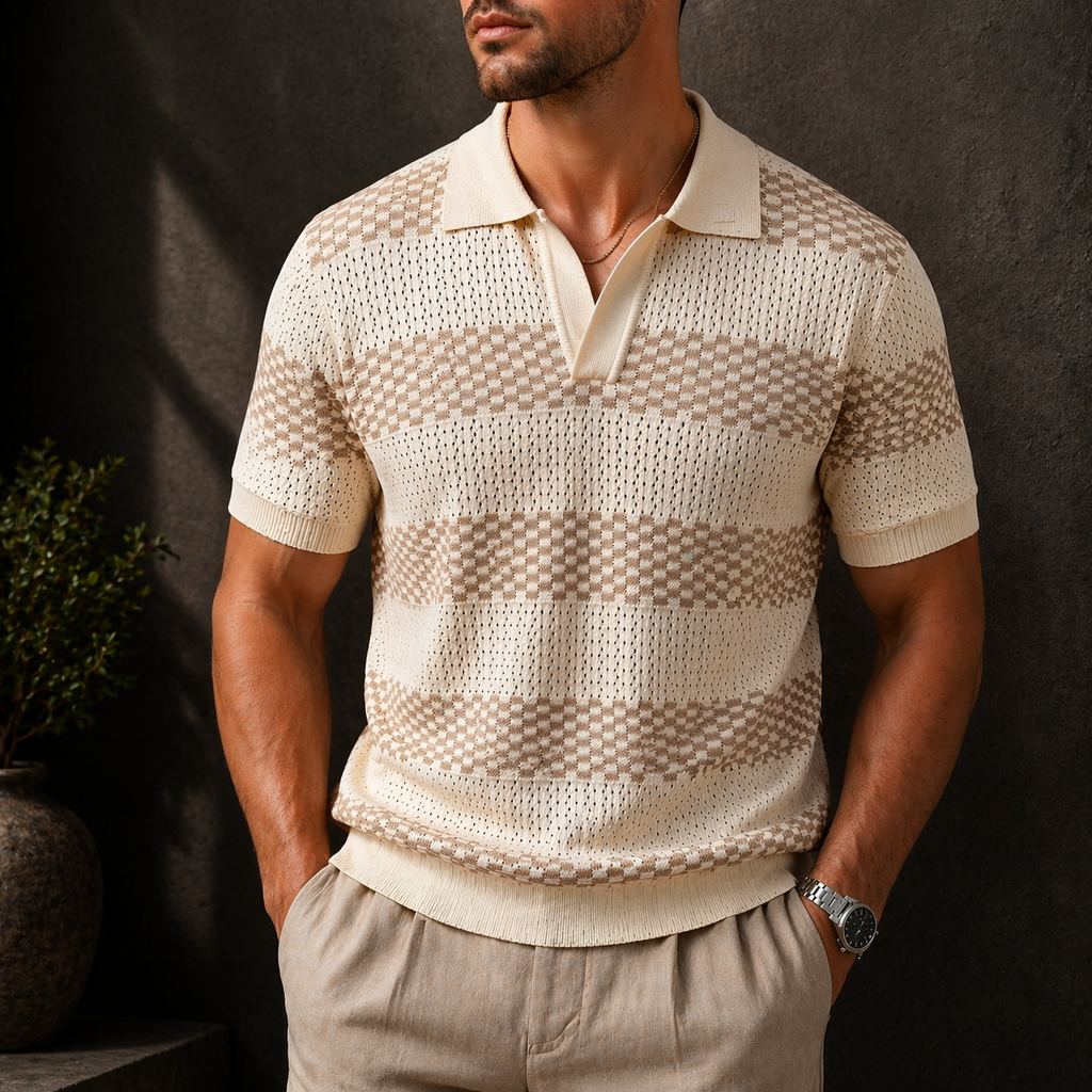 Casa Vintage Knit Polo