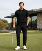 Milano Waffle Knit Golf Polo