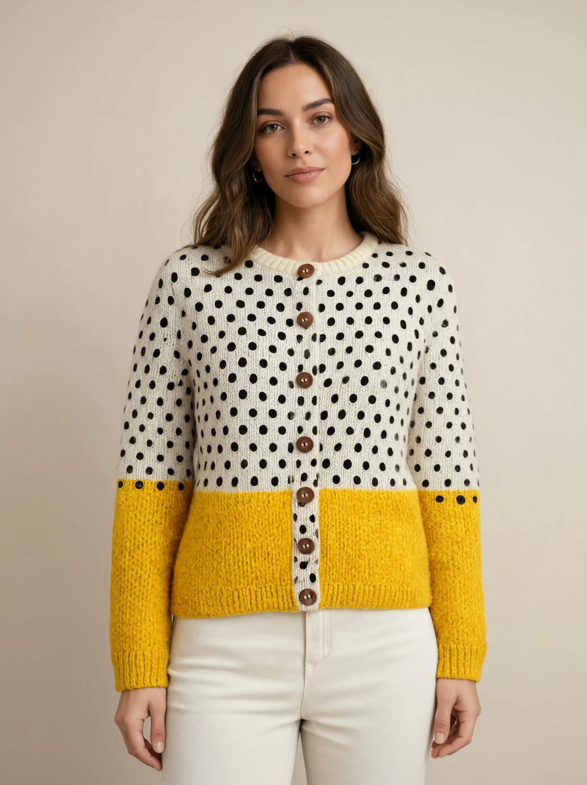 Dolce Vita Vintage Knit Cardigan Sweater