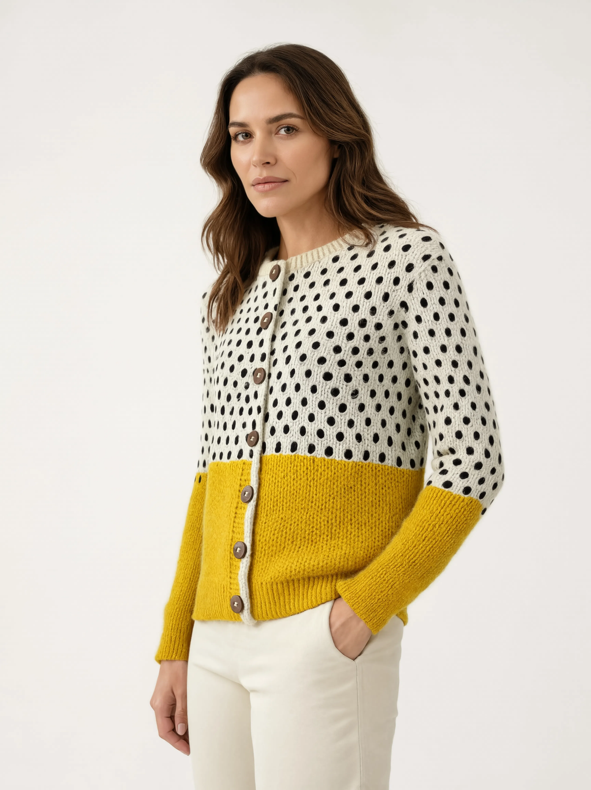 Dolce Vita Vintage Knit Cardigan Sweater
