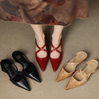 Bella Genuine Leather Mules