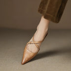 Bella Genuine Leather Mules