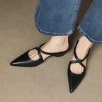 Bella Genuine Leather Mules