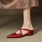 Bella Genuine Leather Mules