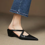 Bella Genuine Leather Mules