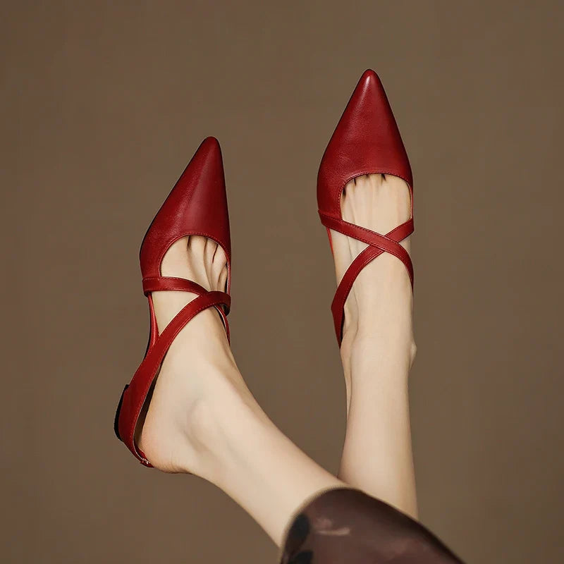 Bella Genuine Leather Mules