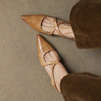 Bella Genuine Leather Mules