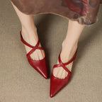 Bella Genuine Leather Mules
