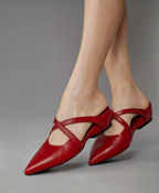 Bella Genuine Leather Mules
