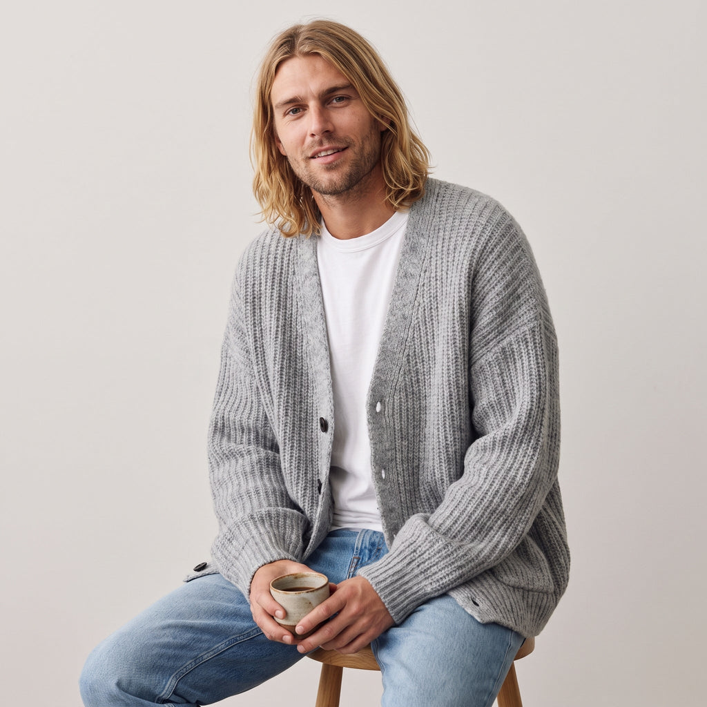 The Vito | Relaxed V-Neck Cardigan