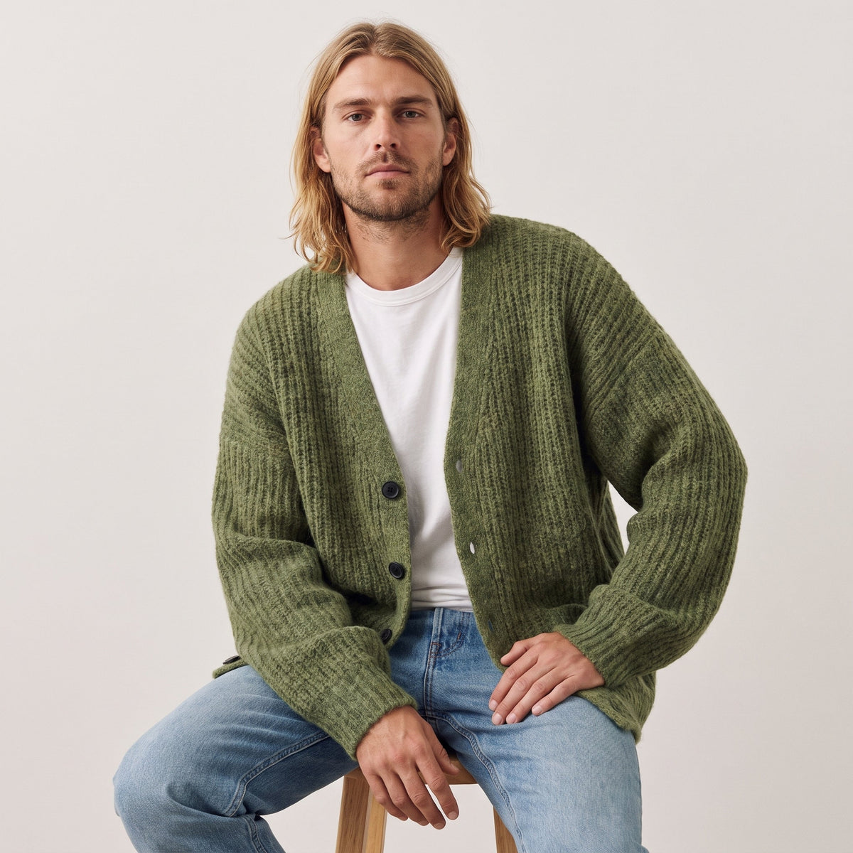 The Vito | Relaxed V-Neck Cardigan