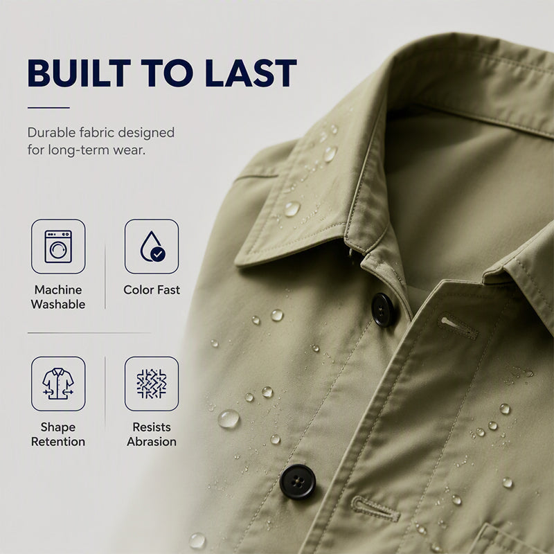 Harbor Mid-Length Water Resistant Trench Coat