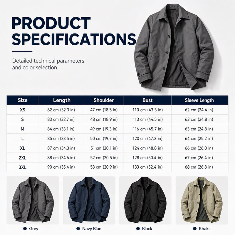 Harbor Mid-Length Water Resistant Trench Coat
