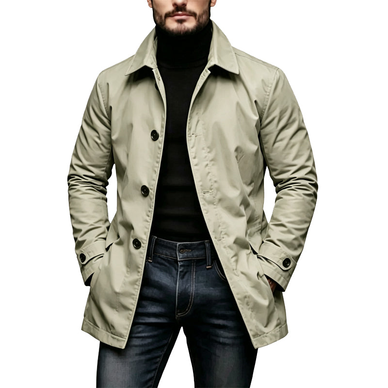 Harbor Mid-Length Water Resistant Trench Coat